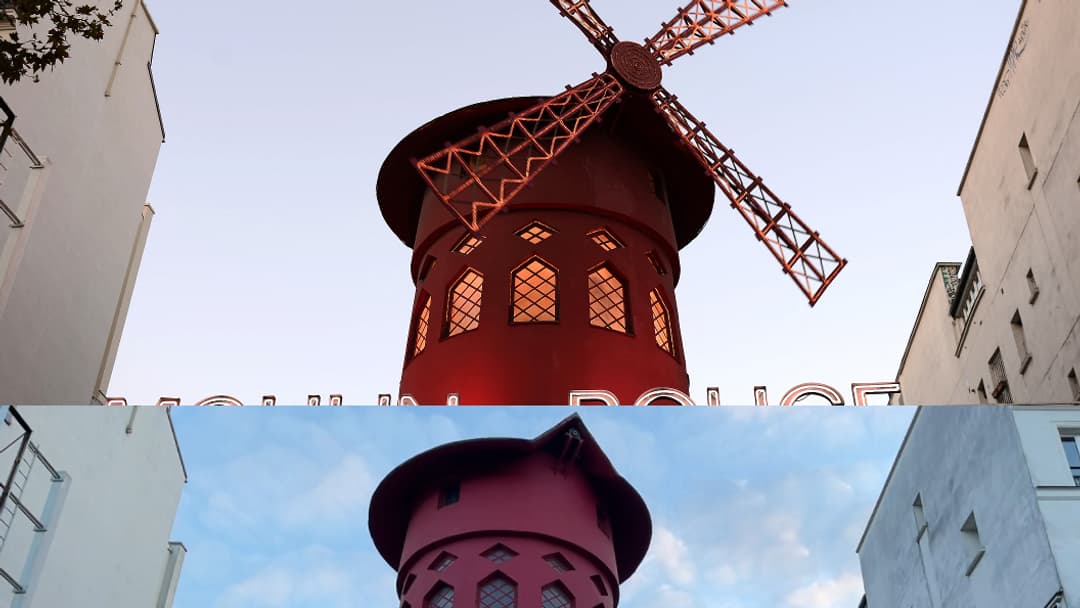 Les ailes du cabaret parisien le Moulin Rouge se sont effondrées dans la nuit de mercredi au jeudi 25 avril Les ailes du cabaret parisien le Moulin Rouge se sont effondrées dans la nuit de mercredi au jeudi 25 avril