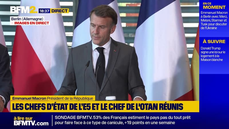 Accord USA-Iran: "Nous le soutenons et c'est important", dit Emmanuel Macron