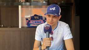 Esteban Ocon au micro de BFM Toulon Var