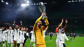 Hugo Lloris après la victoire des Bleus en Ligue des nations