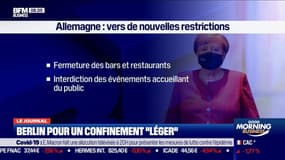 En Allemagne, un confinement "léger" devrait être annoncé