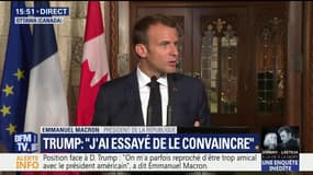 Guerre de l'acier: "Les mesures prises sont contre-productives y compris pour l'économie américaine", affirme Emmanuel Macron