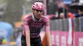 Tadej Pogacar lors de la 16e étape du Tour d'Italie, le 21 mai 2024