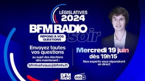 Législatives anticipées: on répond à vos questions en direct dans BFM Radio Soir