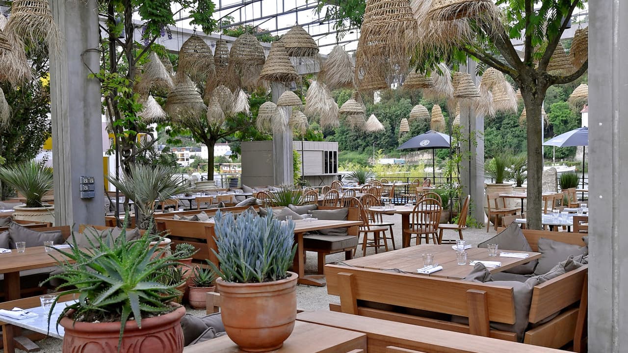 La terrasse du restaurant Selcius à Lyon.