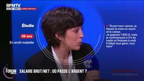 FORUM BFM - Elodie, employée en grande surface en arrêt maladie, vit avec 470 euros par mois de pension d'invalidité