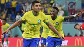 Casemiro lors de Brésil-Suisse