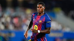 Marcus Rashford lors du Trophée Gamper avec le FC Barcelone, 10 août 2025