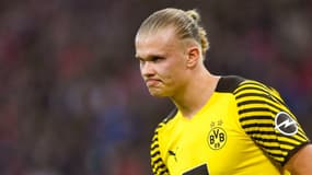 Erling Haaland avec le Borussia Dortmund, à Munich le 23 avril 2022
