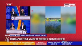 Violences dans un aquaparc : "On avait 200 personnes essayant de défoncer la porte avec des barres de fer", témoigne le gérant
