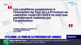 Cyclisme: le Tour de La Provence est annulé