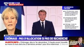 Pour Nadine Morano, l'allocution était "un meeting du candidat Emmanuel Macron"