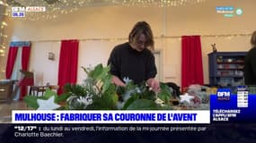 Mulhouse: un atelier pour fabriquer sa propre sa couronne de l'Avent