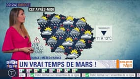 Météo Paris Île-de-France du 13 mars: Averses soutenues en après-midi