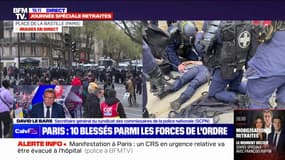 David Le Bars (secrétaire général du SCPN) : "Quand une manifestation dégénère, les fautifs sont toujours les délinquants"