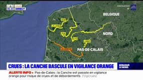 Pas-de-Calais: la Canche en vigilance orange crues