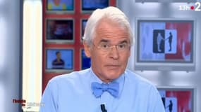 Le journaliste Christian-Marie Monnot dans l'émission "L'hebdo du méditateur" sur France 2.