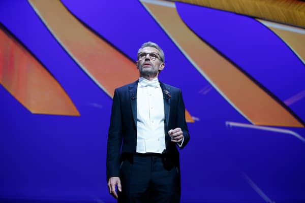 Lambert Wilson sur la scène du Grand Théâtre Lumière. Lambert Wilson sur la scène du Grand Théâtre Lumière.
