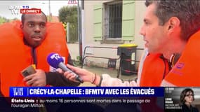 "C'est un truc que je n'ai jamais vu": cet évacué de Crécy-la-Chapelle témoigne après avoir passé la nuit sans électricité à cause des inondations