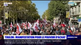 Toulon: manifestation pour le pouvoir d'achat