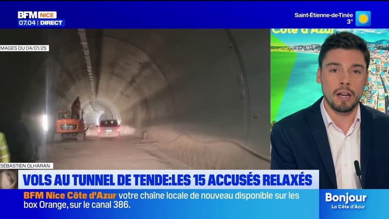 Vols au tunnel de Tende en 2017: les 15 accusés relaxés