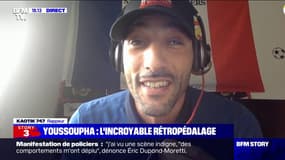 Le rappeur Kaotik 747 propose en direct sur BFMTV son hymne pour l'équipe de France de football