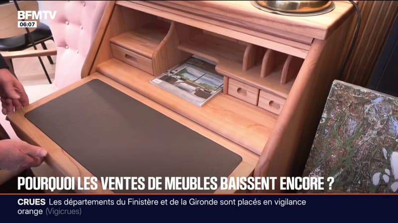 Les ventes de meubles sont en baisse pour la 3ème année consécutive en France