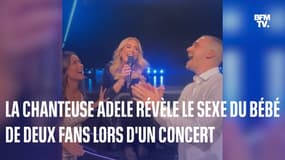   La chanteuse Adele révèle le sexe du bébé de deux fans lors d'un concert 