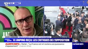 Visite de Xi Jinpping en France: "Je suis dubitatif sur cette mise en scène du président Macron" explique David Cormand, député européen "Les Écologistes"