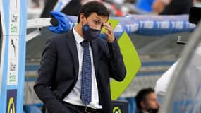 Le président de l'OM Pablo Longoria en août 2021