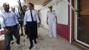 Emmanuel Macron à Saint-Martin