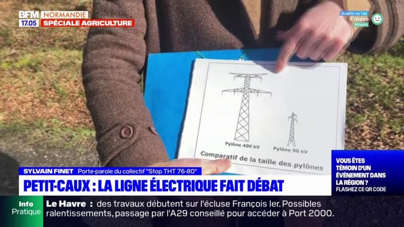 Seine-Maritime: un projet de ligne électrique à Petit-Caux fait débat