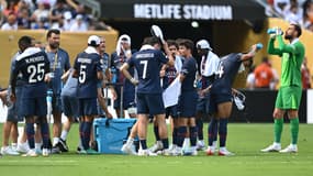 Les joueurs du PSG, le 9 juillet 2025.