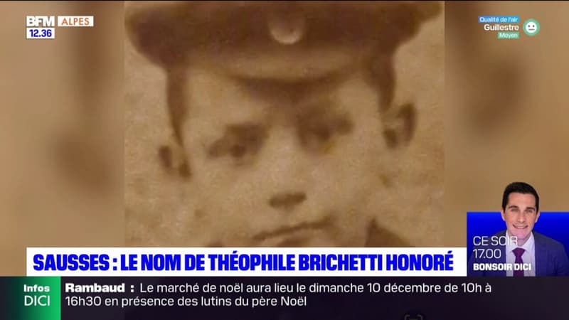 Sausses: le nom de Théophile Brichetti honoré