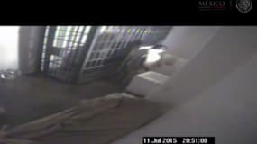 Le moment où "El Chapo" s'est évadé a été capturé par la caméra de vidéosurveillance de la prison