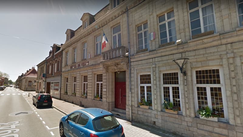 La mairie de la commune de Bouchain, près de Valenciennes.