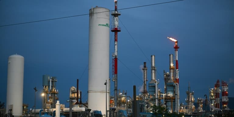 L'usine chimique Butachimie, le 8 novembre 2022 à Chalampé, dans le Haut-Rhin