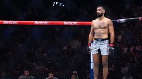 Benoît Saint Denis lors de son combat Mauricio Ruffy à l'UFC Paris, le 6 septembre 2025
