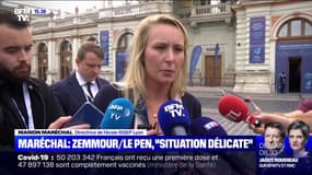 Marion Maréchal-Le Pen à propos d'Éric Zemmour: "la situation est un peu délicate pour moi"