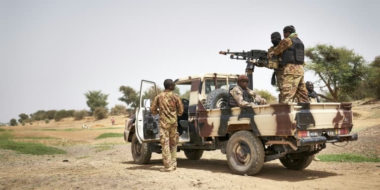 Des soldats maliens en patrouille dans le centre du pays en février 2020