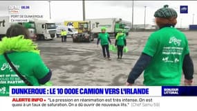 Dunkerque: avec déjà 10.000 camions, la ligne de fret vers l'Irlande est un vrai succès 