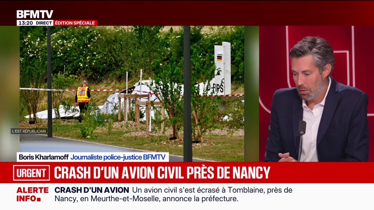 Nancy yakınlarında Meurthe-et-Moselle'de sivil uçak düştü, ölülerden korkuluyor