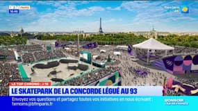 JO: Noisy-le-Sec et La Courneuve vont hériter du skatepark de la Concorde