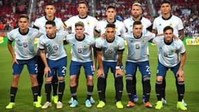 Les Argentins avec le maillot hommage à José Luis Brown