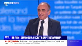 Éric Zemmour: "Marine Le Pen est obsédée par ma mort" 