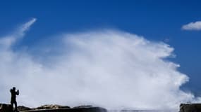 Vagues à Marseille, le 5 mai 2019 (PHOTO D'ILLUSTRATION).