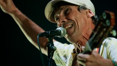 Manu Chao en concert en Espagne, le 30 août 2015