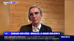 Marie-Hélène Thoraval (maire de Romans-sur-Isère) sur les menaces de mort dont elle est la cible: "Je garde le sang-froid qui est le mien et je suis déterminée dans la parole que je porte"