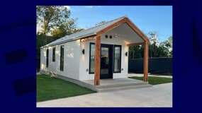 La nouvelle tiny house développée par Ikea pour un centre de logements pour personnes sans-abris à San Antonio aux Etats-Unis. 