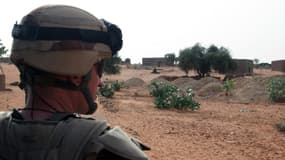 Un soldat français de l'opération Serval, au Mali, le 16 octobre 2013.